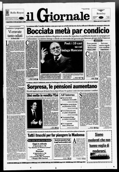 Il giornale : quotidiano del mattino